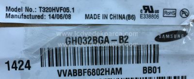 SAMSUNG , CY-GH032BGLV4H , GH032BGA-B2 , T320HVF05.1 , UE32H5070 , UE32H5570 , D4GE-320DC1-R1 , D4GE-320DC1-R2 , 4 ADET LED ÇUBUK