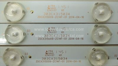 SKYTECH , CX315DLEDM , ZDCX315D09-ZC14F-01 , 303CX315034 , ST-3240 , 3 ADET LED ÇUBUK