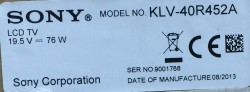 SONY , KZS80_OB_S4LV0.2 , 14Y_40FMB7S4LV0.2 , KLV-40R452A , KDL-40R485B , SAMSUNG 2013SONY40A 3228 05 REV1.0 , SAMSUNG 2013SONY40B 3228 05 REV1.0 , 10 ADET LED ÇUBUK - 2