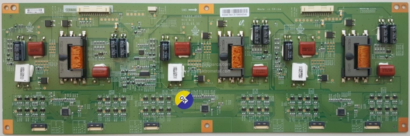 SSL550_0D6D , REV 0.1 , LTI550HN01 , LH55CPPLBB , Led Driver Board , Led Sürücü Kartı