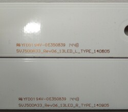 SUNNY , C500U14-E4-C , SN050LED8051-SUM , C500D14-E4-C , LB-C500U14-E4-C-G1-SE1 , LB-C500U14-E4-C-G1-SE2 , SVJ500A33_REV06_13LED_R_TYPE_140805 , SVJ500A33_REV06_13LED_L_TYPE_140805 , 50D3000 , 50D2000 , 12 ADET LED ÇUBUK - 2