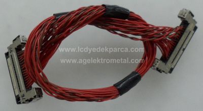 TH-50PV7F , PLAZMA , PANASONIC , MD-50MH10E1R , LVDS Cable , Lvds Kablosu , Logic Board Cable , Logic Kart Kablosu , Ctrl Board Cable , Ctrl Kart Kablosu