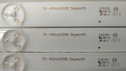 TK-40İNCH3X8 , YAL13-00830300-02 , EL40DLK1723 , LSC400HN02-801, LSC400HN-A02 , LSC400HN02-804 , 3 ADET LED ÇUBUK - 2