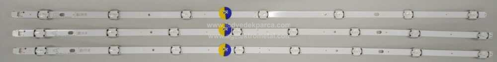Vestel , 40fb5050 , 40r6000 , Ves395undc-2d-n12 , 395drt Vnb A-type Rev04 ,  395drt Vnb B-type Rev04 , 3 Adet Led Çubuk