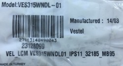 VESTEL , VES315WNDL-01 , VES315WNDA-01 , FINLUX 32FD4041H , 32226B LED TV , SEG , VESTEL 32 inch REV0.2 , 32 NDV , 2 ADET LED ÇUBUK - 2
