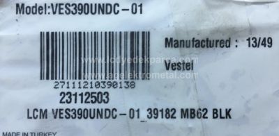 VESTEL , VES390UNDA-01 , 39182 SATELLITE , VESTEL REV0.2 , C TYPE , 5 ADET LED ÇUBUK