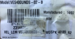 VESTEL , VES400UNDS-02-B , VES400UNDS-03 , 40PF3025 , VESTEL REV0.2 C TYPE , 5 ADET LED ÇUBUK - 2