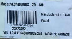 VESTEL , VES480UNDS-2D-N01 , 48FA5000 , LED TV , 48DLED_B-TYPE_REV01 , 48DLED_A-TYPE_REV01 ,  7 ADET LED ÇUBUK - 2