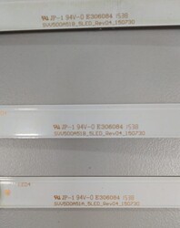 VESTEL , VES500UNDA-2D-N11 , SVV500A51A_5LED_REV04_150730 , A TYPE , B TYPE , 6 ADET LED ÇUBUK - 2