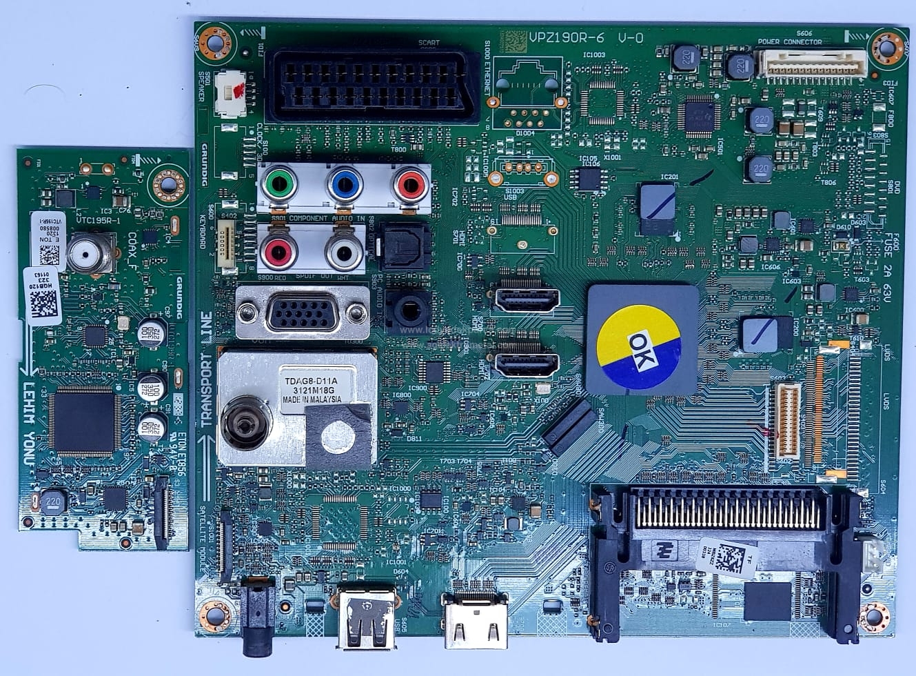 VPZ190R-6 , MBZ6ZZ , ARÇELİK BEKO , LC320DXN , Main Board , Ana Kart