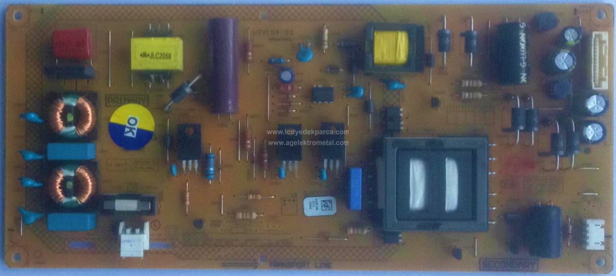 VTY194-33 , ZGR140 , ZKD140 , ARÇELİK , G48L5531 , 057D48-A59 , B48-LW-5533 , Power Board , Besleme Kartı , PSU