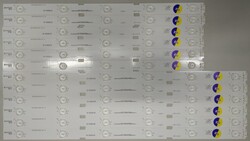 ARÇELİK BEKO - ZNL60600-AC , IC-B-HWCR49D640R , IC-B-HWCR49D640L , ARÇELİK , A49L55314B2 , 49VLE5537 , B49L 6652 5B , A49L 5740 4W , 12 ADET LED ÇUBUK