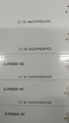 ZRV60600-AA , ZNL60600-AC , IC-B-HWCR49D640R , IC-B-HWCR49D640L , ARÇELİK , A49L55314B2 , 49VLE5537 , B49L 6652 5B , A49L 5740 4W , 12 ADET LED ÇUBUK - 2